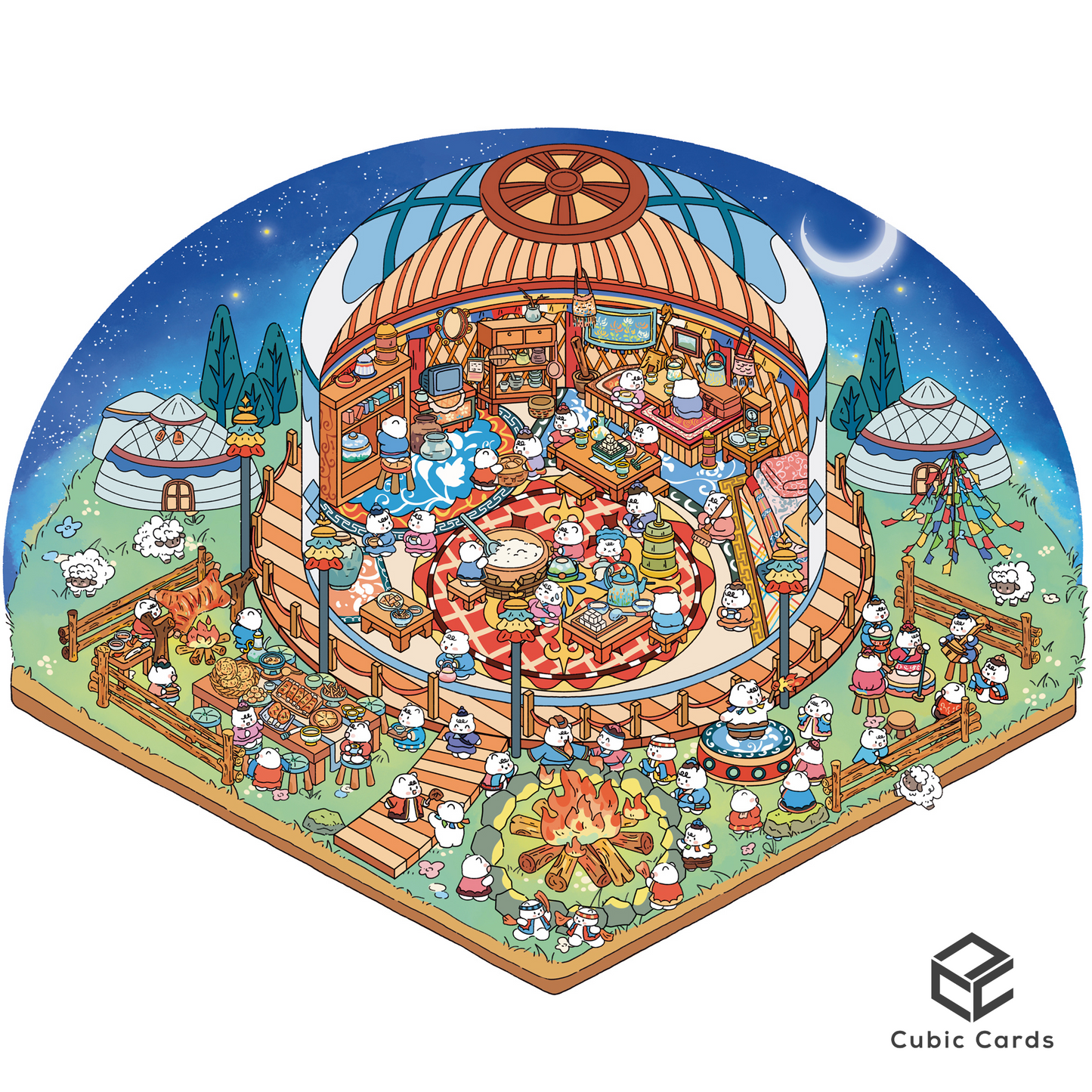 Travel Series - Mongolia (Large Puzzle)