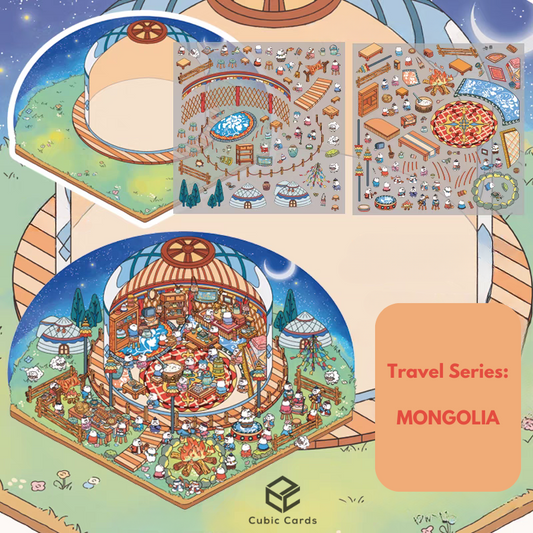 Travel Series - Mongolia (Large Puzzle)