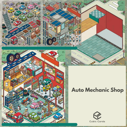 Auto Mechanic Shop (Large Puzzle)